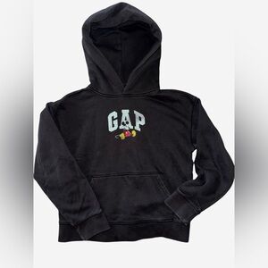 GAP Kids Black Hoodie with Mickey Graphic
